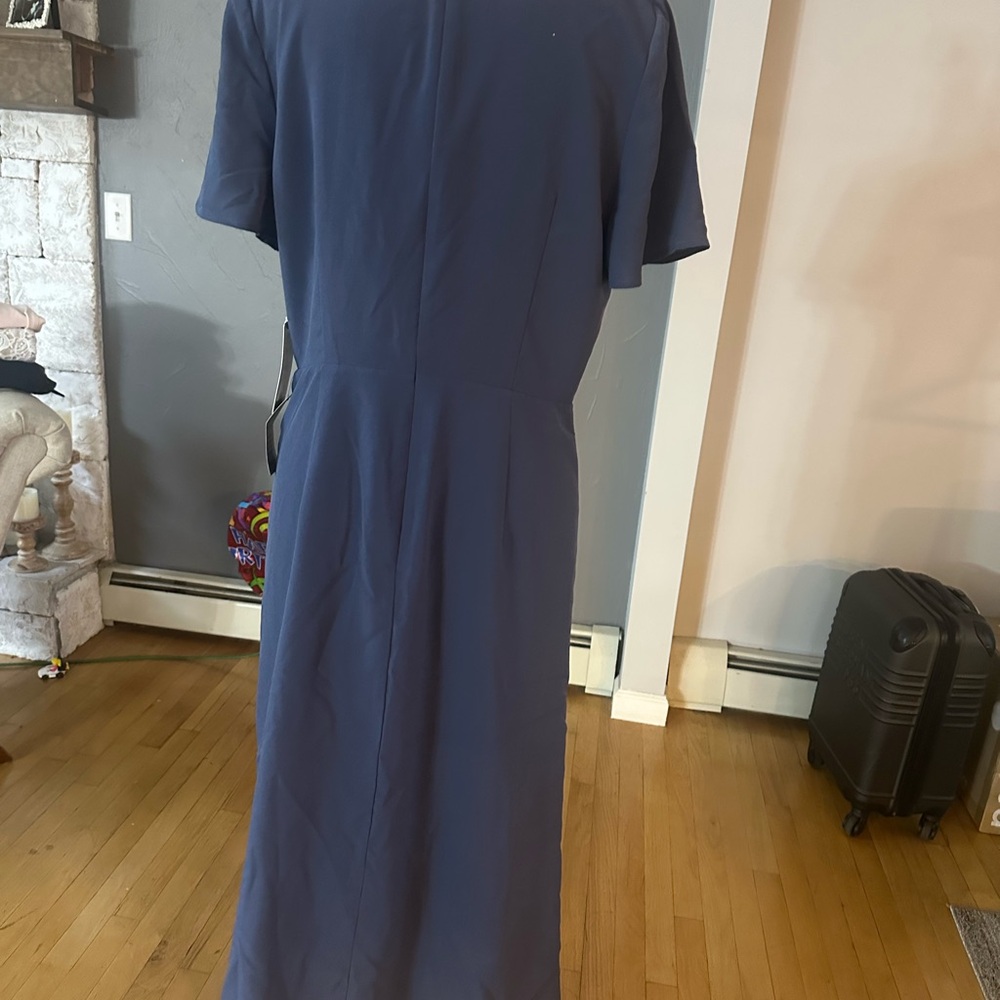 Chelsea28 Navy Long Sleeve Dress